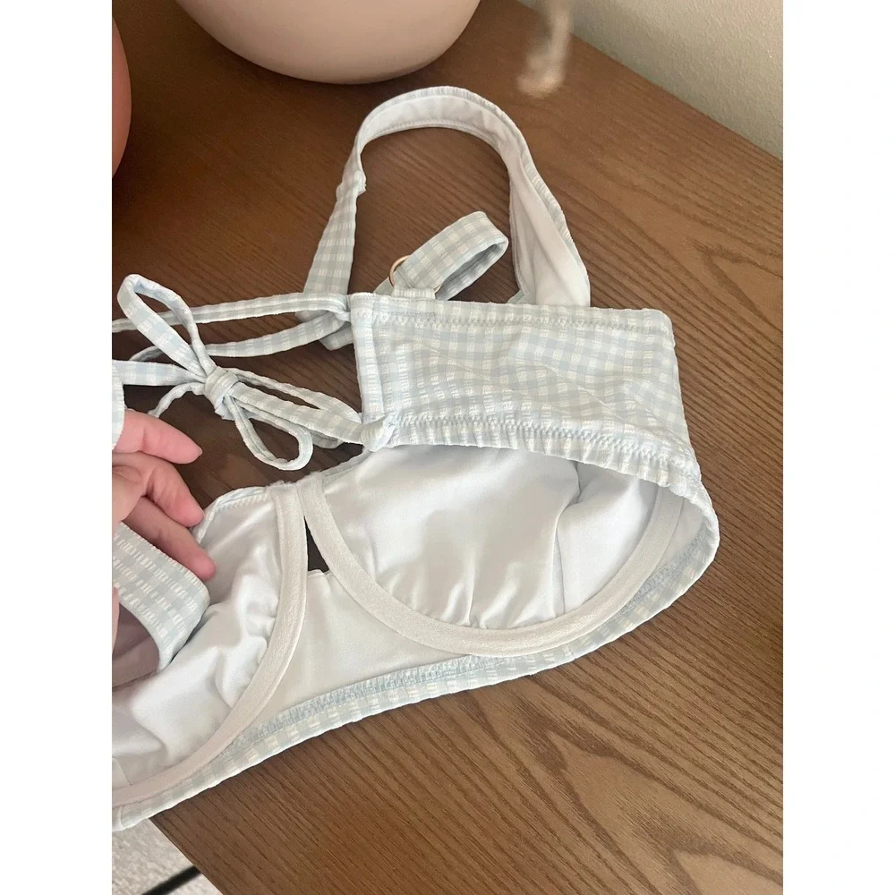 Victorias Secret Gingham Balconette Bikini Set